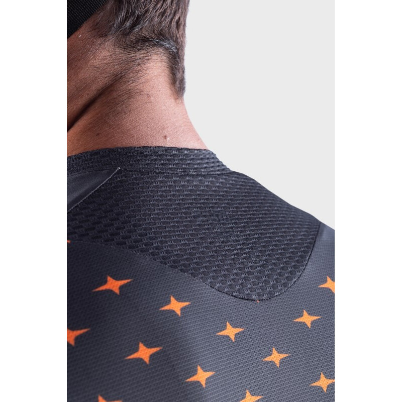 ALE' Maglia ciclismo ALE' PR-R STARS grigio-arancio