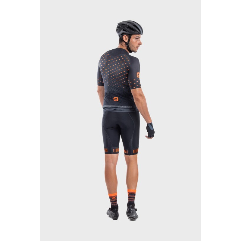 ALE' Maglia ciclismo ALE' PR-R STARS grigio-arancio