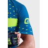 ALE' Maglia ciclismo ALE' PR-R STARS petrolio-giallo fluo