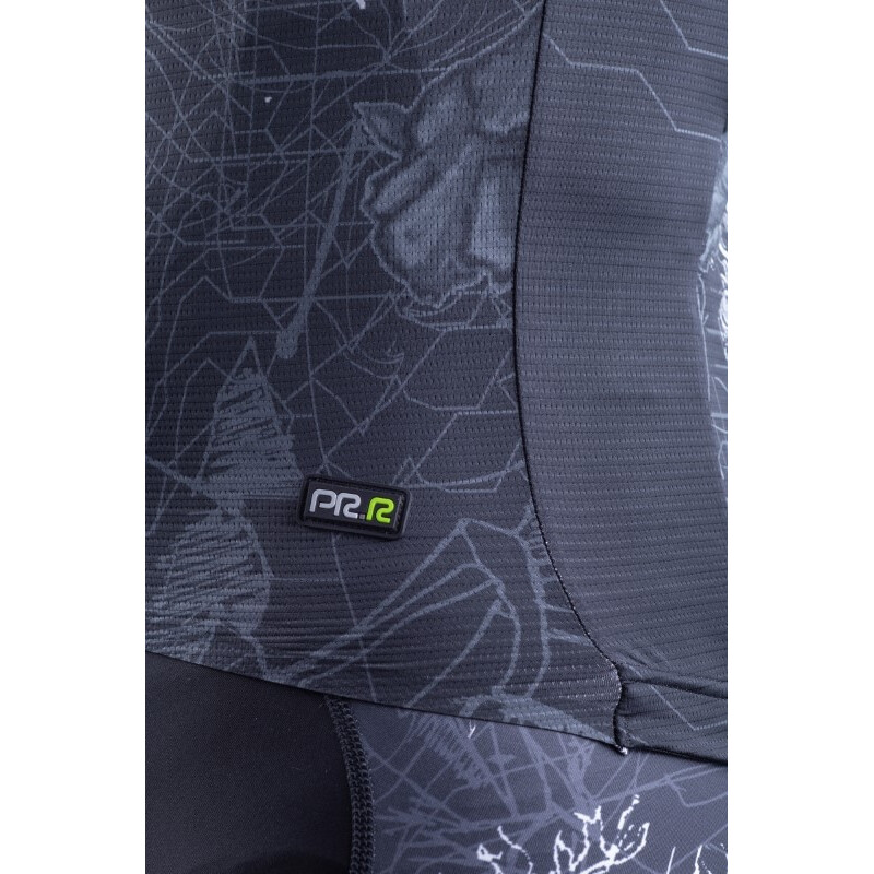 ALE' Maglia ciclismo ALE' PR-R SKULL nero