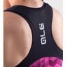 ALE' Top donna ciclismo ALE' SOLID TRIANGLES rosa fluo-viola