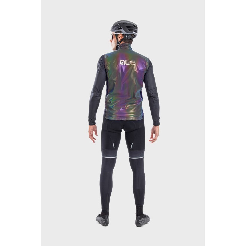ALE' Gilet smanicato ALE' GUSCIO IRIDESCENT REFLECTIVE iridescente