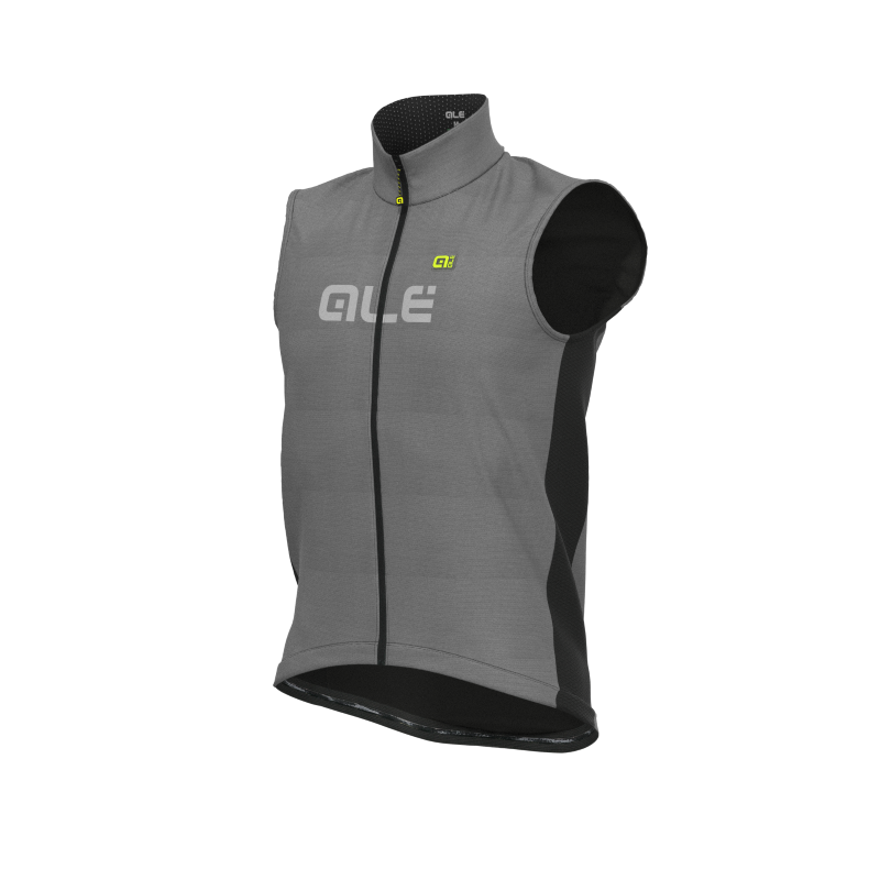ALE' Gilet smanicato ALE' GUSCIO BLACK REFLECTIVE nero
