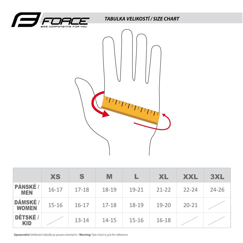 Force Guanti MTB FORCE POWER nero