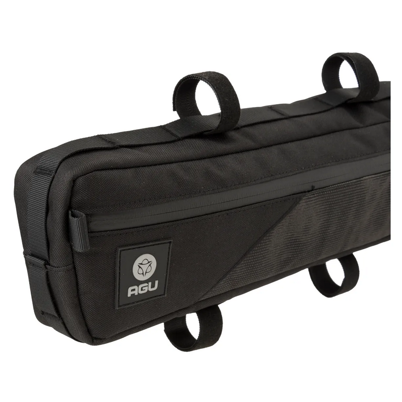 AGU Borsa orizzontale al telaio bikepacking  AGU  VENTURE 4 litri nera MEDIUM HI-VIS
