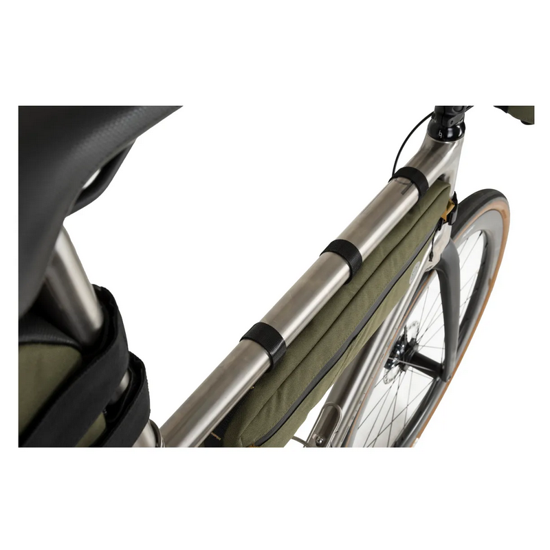 AGU Borsa orizzontale al telaio bikepacking AGU VENTURE 4 litri blu ARMY green