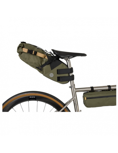 HUNTVP Borsa Da Bicicletta 27L Per Sedile Posteriore – Impermeabile, Multifunzionale Con Tracolla – Verde Militare - 5