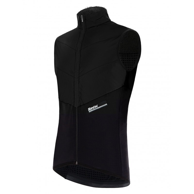 SANTINI Guscio ciclismo antipioggia antivento SANTINI REDUX VIGOR VEST NE