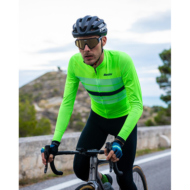 SANTINI Maglia ciclismo SANTINI ECOSLEEK BENGAL maniche lunghe VF
