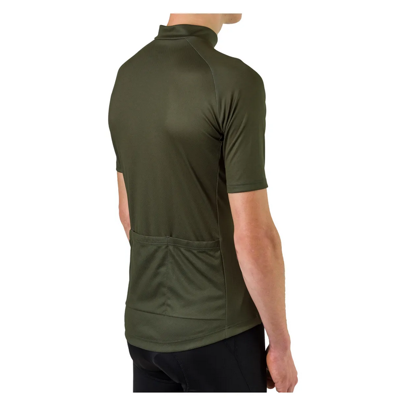 AGU Maglia bici ciclismo AGU STRIPED  manica corta verdone