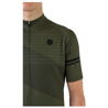 AGU Maglia bici ciclismo AGU STRIPED  manica corta verdone