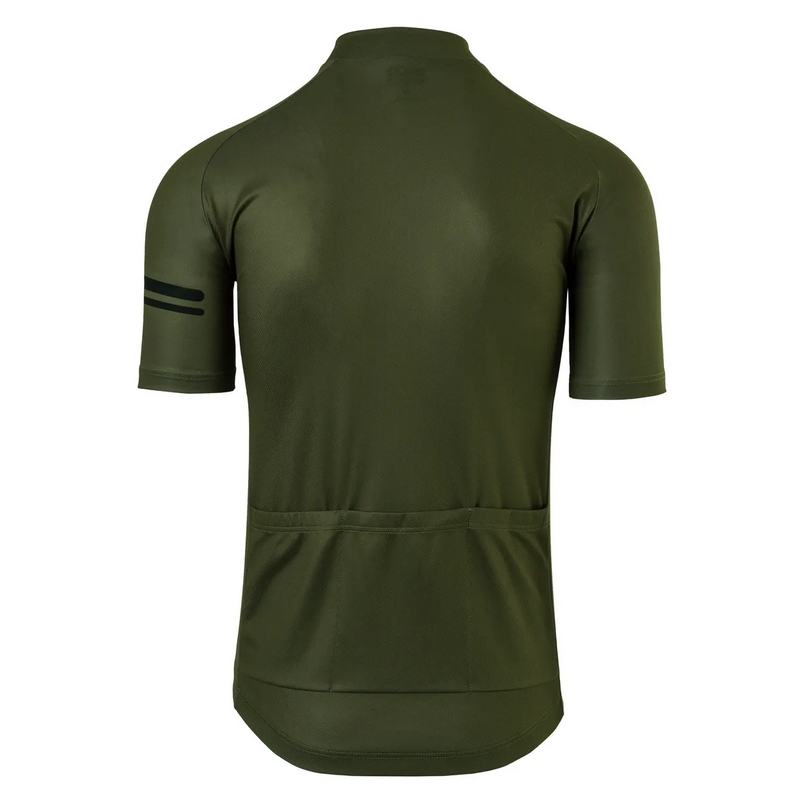 AGU Maglia bici ciclismo AGU STRIPED  manica corta verdone