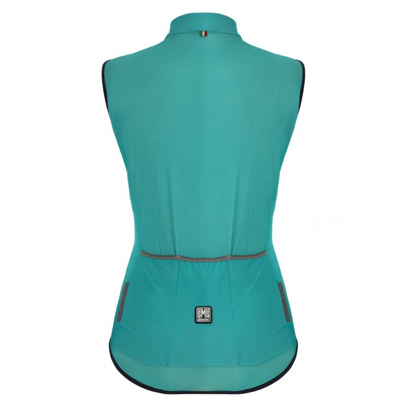 SANTINI Guscio ciclismo antipioggia antivento SANTINI NEBULA PURO VEST donna AC