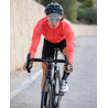 SANTINI Guscio ciclismo antipioggia antivento SANTINI NEBULA PURO JACKET donna GN