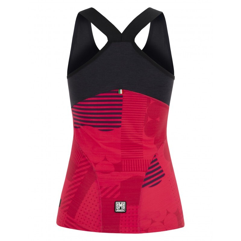 SANTINI Top SANTINI SCIA OPTIC TANK TOP donna LA