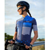 SANTINI Maglia ciclismo SANTINI GIADA OPTIC donna BL