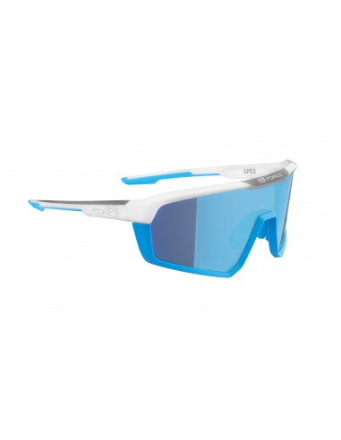 Occhiali per bici ciclismo FORCE APEX bianco grigio