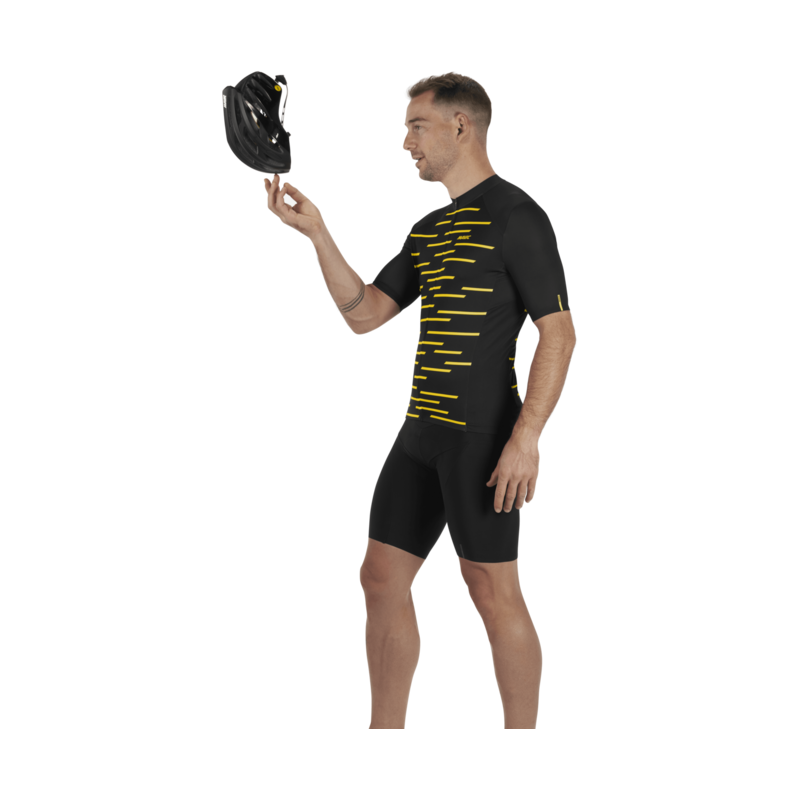 MAVIC Maglia ciclismo MAVIC Cosmic BLACK YELLOW MAVIC