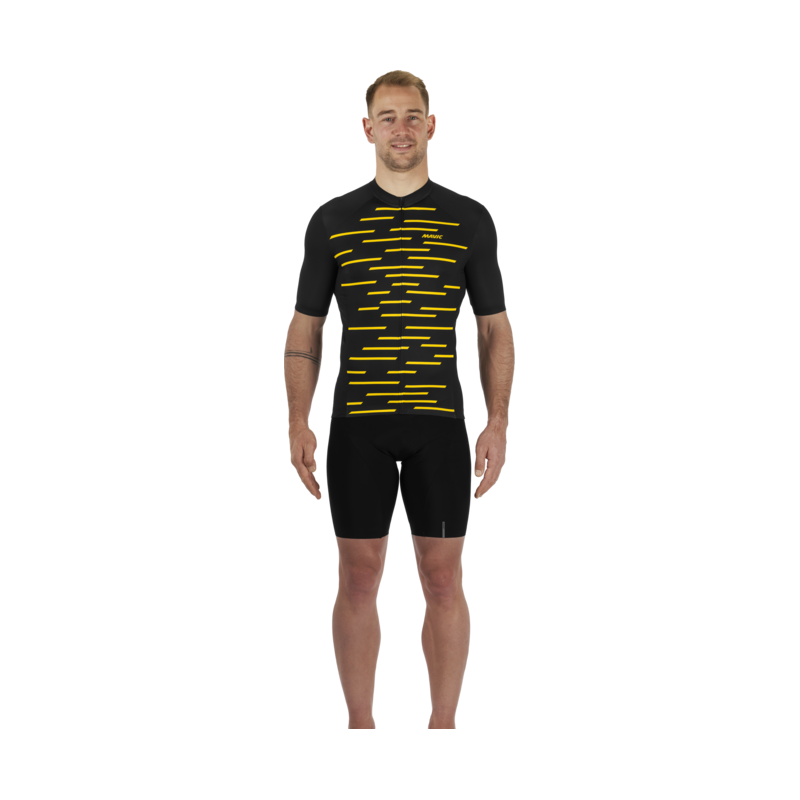 MAVIC Maglia ciclismo MAVIC Cosmic BLACK YELLOW MAVIC
