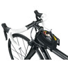 Topeak Borsello tubo orizzontale Topeak TriBag (0,6 L) con cinturini in velcro e copertura antipioggia