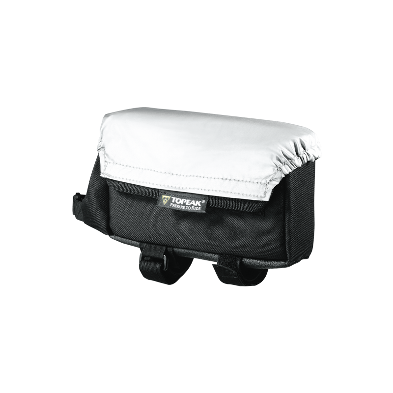 Topeak Borsello tubo orizzontale Topeak TriBag (0,6 L) con cinturini in velcro e copertura antipioggia