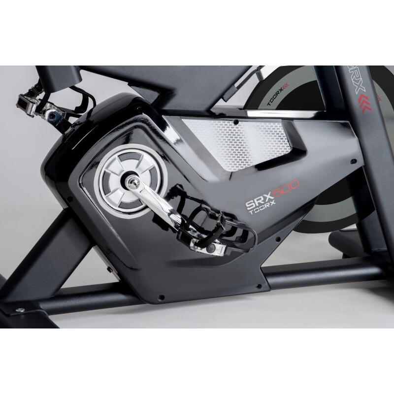 TOORX Indoor bike TOORX SRX-500 HRC elettromagnetica con ricevitore wireless e fascia cardio inclusa APP Ready 3.0