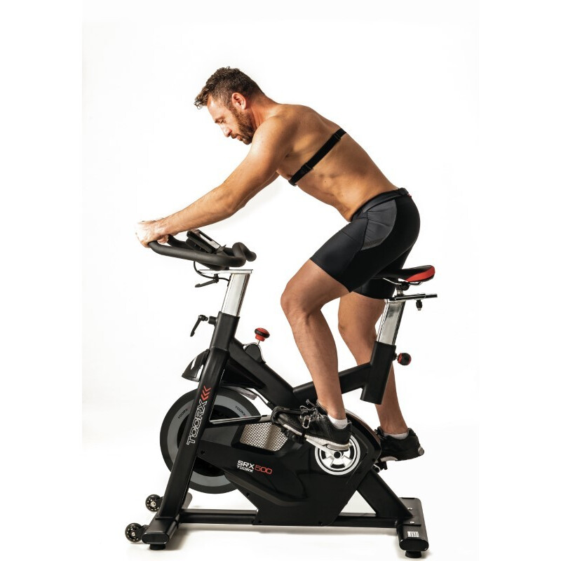 TOORX Indoor bike TOORX SRX-500 HRC elettromagnetica con ricevitore wireless e fascia cardio inclusa APP Ready 3.0