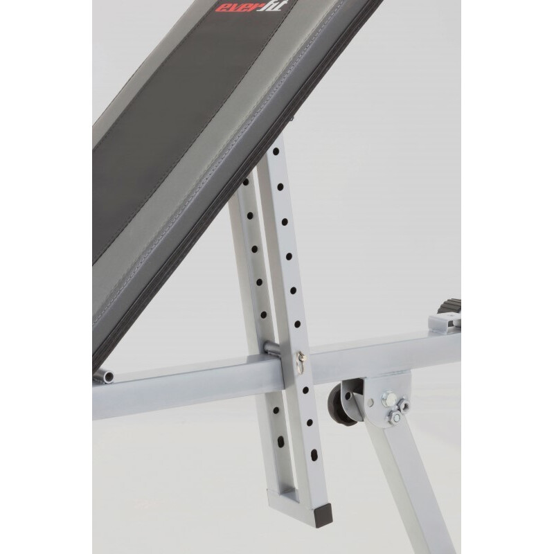 EVERFIT Palestre multifunzione EVERFIT Panca piana e inclinabile multiuso WBK-400 richiudibile