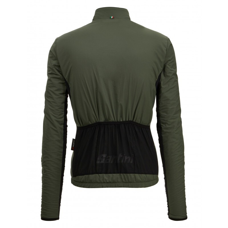 SANTINI Giacca SANTINI invernale gravel ALPHA T verde lana