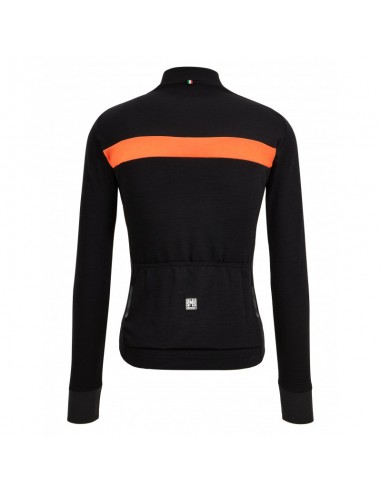 Maglia ciclismo invernale SANTINI maniche lunghe ADAPT WOOL