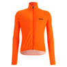 SANTINI Guscio ciclismo antivento SANTINI NEBULA WIND arancione