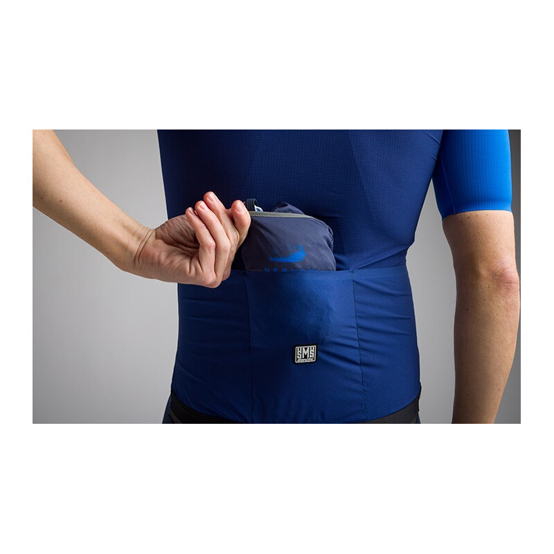 SANTINI Guscio ciclismo antivento SANTINI NEBULA WIND arancione