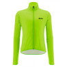 SANTINI Guscio ciclismo antivento SANTINI NEBULA WIND verde fluo