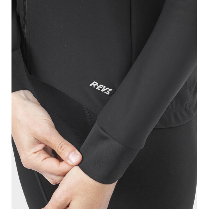 ALE' Giubbino invernale ciclismo donna ALE' R-EV1 FUTURE WARM nero 2023