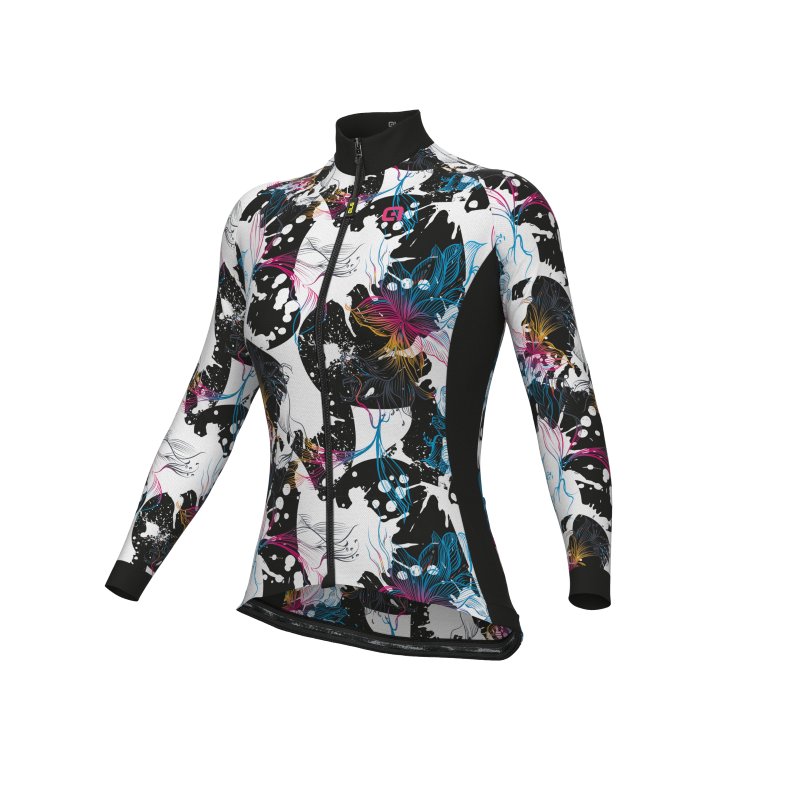 ALE' Maglia invernale ciclismo donna ALE' SOLID CHIOS bianco