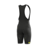 ALE' Pantalone invernale ciclismo ALE' SOLID BLEND nero giallo fluo 2023