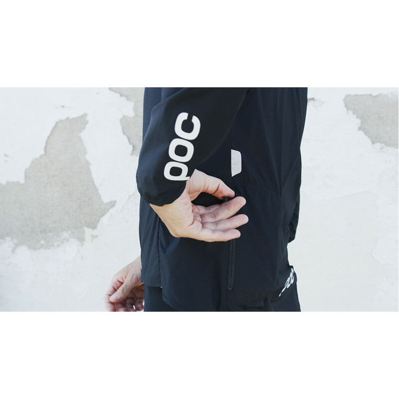 Poc Guscio antipioggia antivento POC Pure-Lite Splash Jacket nero
