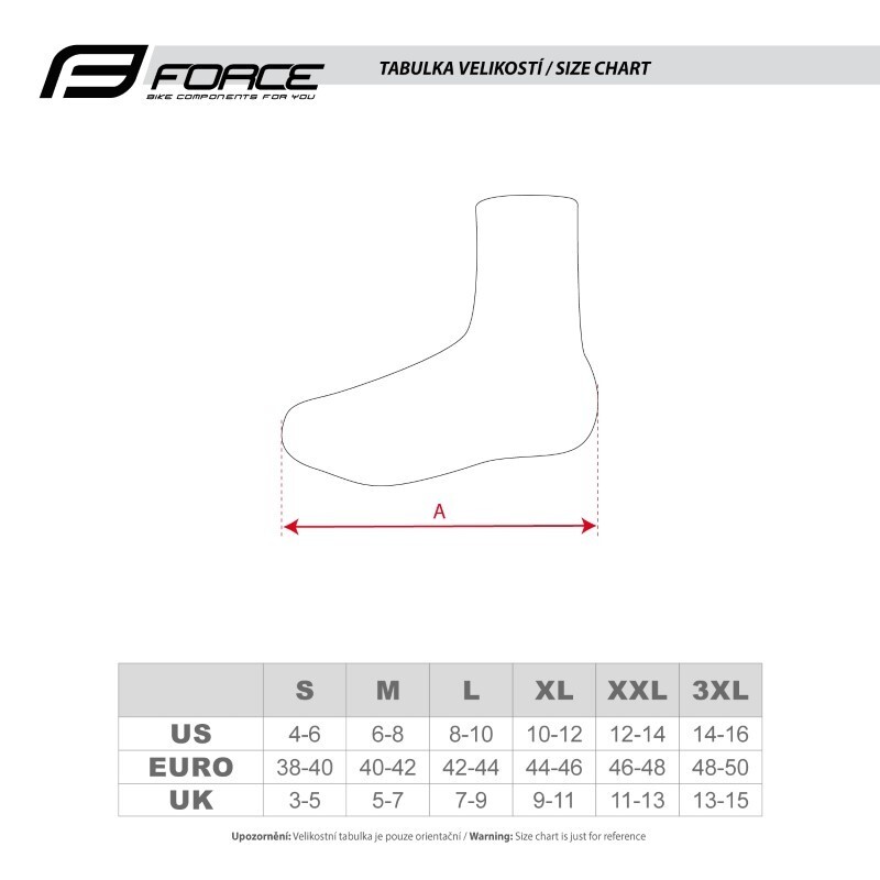 Force Copriscarpe ciclismo neoprene FORCE HOT EXTREME MTB nero