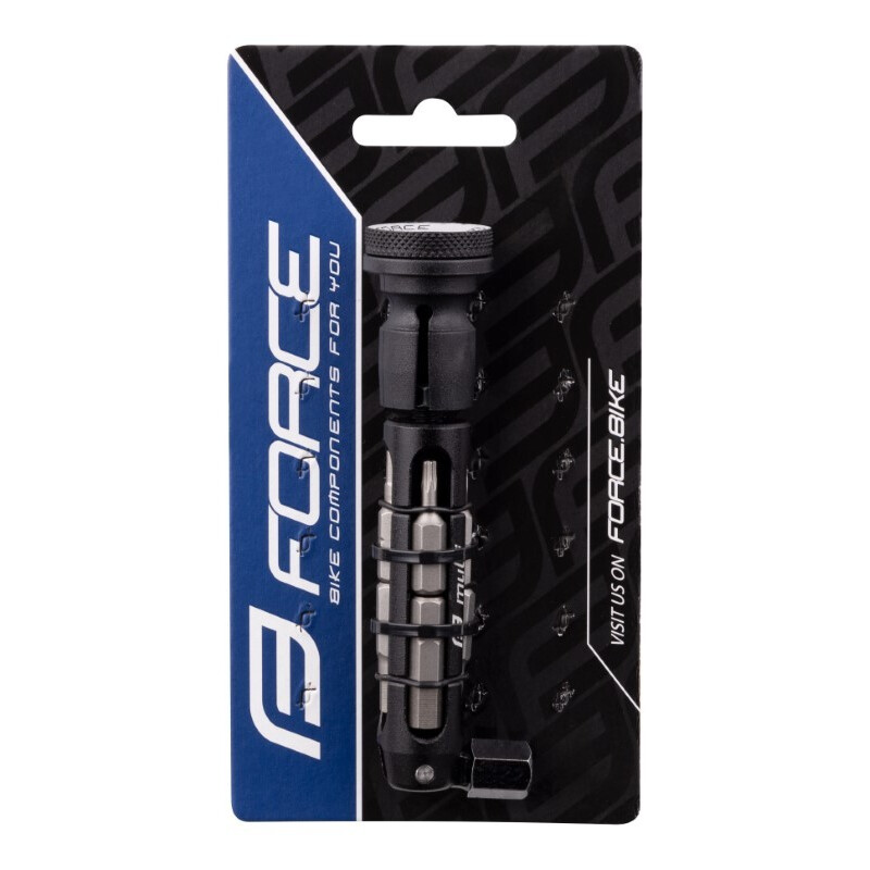 Force Multiattrezzo tascabile da manubrio FORCE MULTITOOL BAR