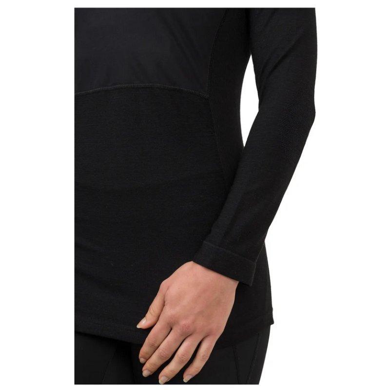 AGU Maglia intimo lana AGU WINTER antivento WIND BREAKER manica lunga nera unisex