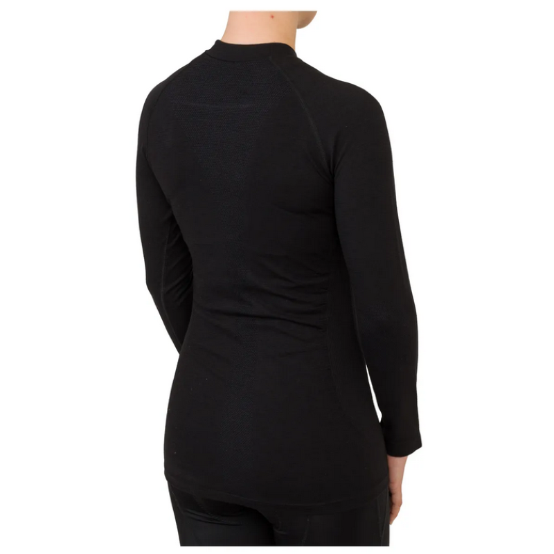 AGU Maglia intimo lana AGU WINTER antivento WIND BREAKER manica lunga nera unisex