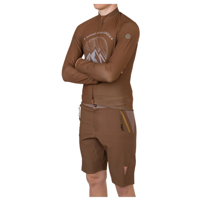 AGU Pantaloncini AGU MTB ebike VENTURE marrone
