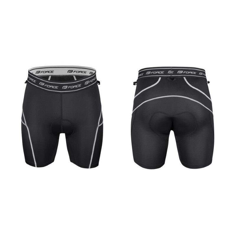 Force Pantaloni MTB FORCE F BLADE con fondello gel ROSSO