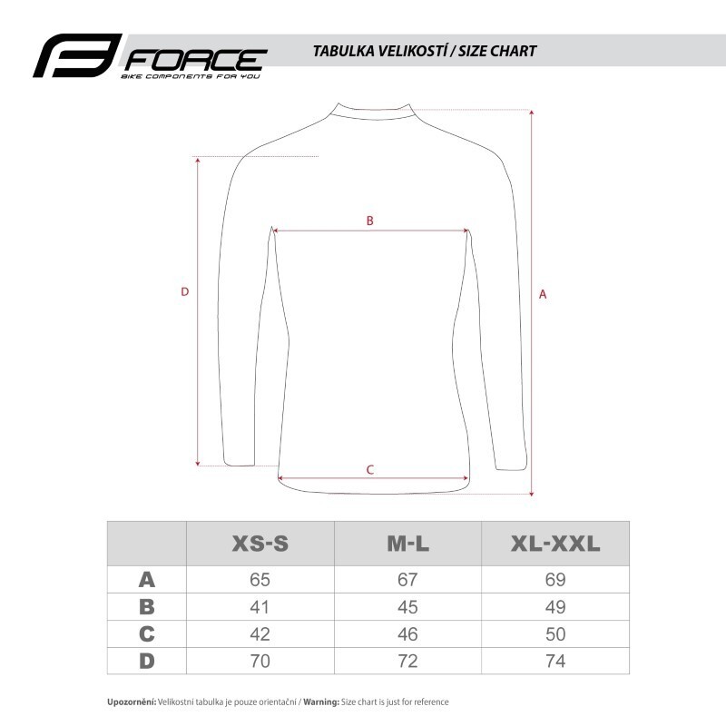 Force Maglia intimo ciclismo FORCE maniche lunghe F SOFT