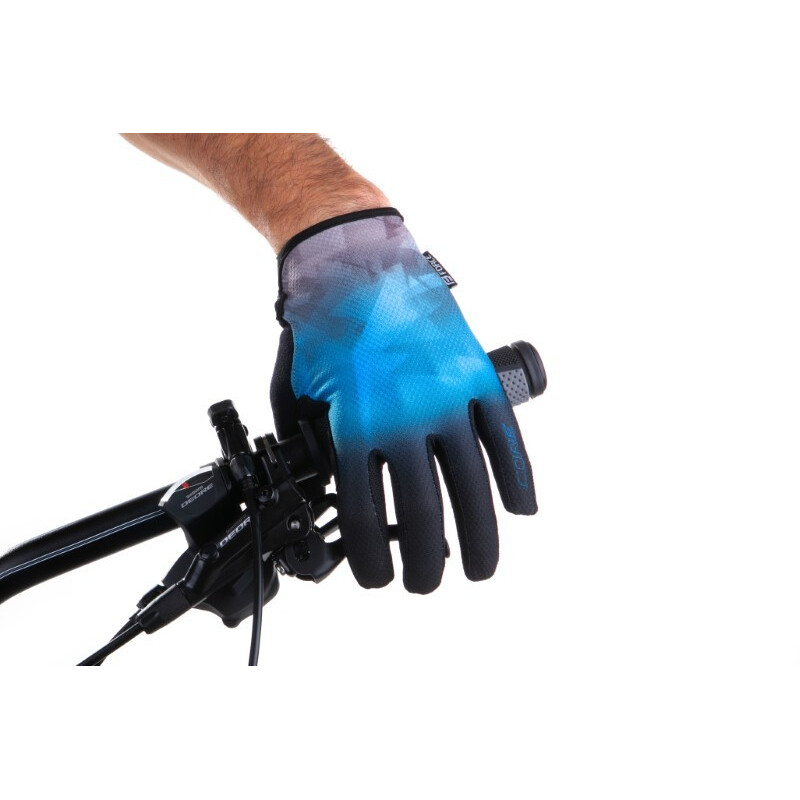 Force Guanti estivi a dita lunghe MTB CORE blu