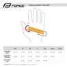 Force Guanti estivi a dita lunghe MTB CORE blu