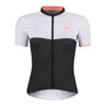Force Maglia ciclismo FORCE donna POINT LADY bianco nero