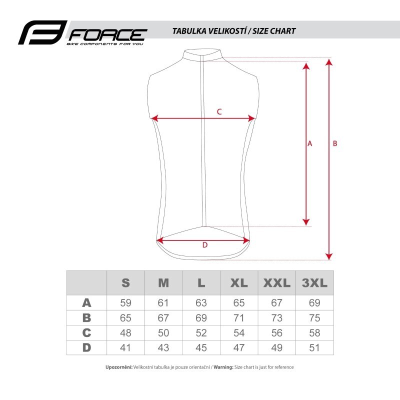 Force Gilet ciclismo antivento FORCE FLASH riflettente