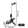 TOORX Vogatori TOORX Vogatore rower ACTIVE PRO elettromagnetico con ricevitore wireless - salvaspazio