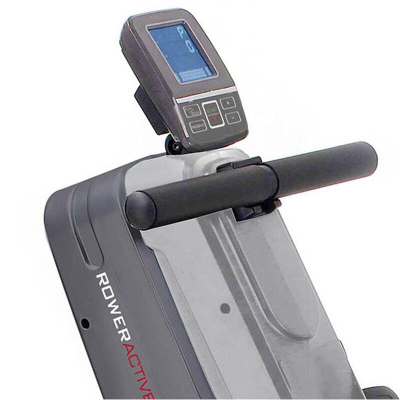 TOORX Vogatori TOORX Vogatore rower ACTIVE PRO elettromagnetico con ricevitore wireless - salvaspazio